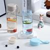 Vaso de Plástico Simple Vaso para Niña Regalo de Acompañamiento Vaso de Mano para Estudiante de Alto Valor Facial Red Filtro Taza de Té Regalo para Actividad