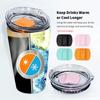 Cubierta magnética, suministro directo transfronterizo, cubierta para automóvil de 30 oz, cubierta para taza de hielo de 20 oz, cubierta para placa de empuje para taza de vidrio, venta al por mayor al contado