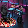 Alfombra redonda con asa para juegos de Amazon Wish, ideal para deportes electrónicos, para sala de videojuegos, mesa, silla, sala de estar