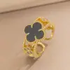 Anillo Exquisito Super Brillante de Circonita para Niñas, Lujo Accesible y Anillo de Apertura Ajustable de Gama Alta, Baño de Oro Real Simple