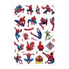 Tatuaje desechable de Spider-Man para niños, para fiestas de cumpleaños, transferencia al agua