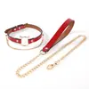 Accesorios SM, juguetes sexuales, collar en forma de corazón de PU, accesorios personalizados, cadena para la clavícula, cadena para el cuello de esclava femenina, bondage y entrenamiento