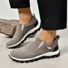 Zapatos Casuales Deportivos para Hombre de Gran Tamaño para Exteriores Transfronterizos, Nuevos Zapatos Casuales Deportivos de Primavera y Otoño, Elegantes Zapatos para Hombre de Punta Redonda y Boca Baja