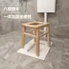Silla de tocador de madera maciza para ancianos, Taburete de tocador de madera para mujeres embarazadas, Silla de inodoro portátil simple para uso en el hogar por ancianos