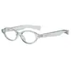 Nuevas Gafas de Sol Ovaladas de Marco Delgado de Moda para Caras Pequeñas, Estilo Callejero de Moda Unisex, Gafas de Sol con Protección Solar