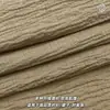 Tecido Tianzhu de Algodão Textura Bolha Amassada Linho de Nicho Padrão Escuro Diferenciado Mistura Multicomponente Estilo Preguiçoso