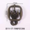 Diámetro interior 11 mm Hebilla japonesa cuadrada ovalada colgante dorada cepillada correa de hombro para mochila hebilla ajustable hebilla para zapato de cuero