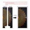 Adesivos de Porta Autoadesivos Transfronteiriços com Veado Estilo Chinês, Adesivos de Parede Removíveis para Reforma de Casa Alugada, Atacado do Fabricante, Dropshipping