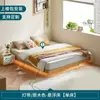 Nova cama suspensa cama suspensa moderna cama de casal simples tatami quarto principal casa estilo japonês cama infantil estrutura