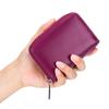 [Personalizado] Porta-carteira de couro simples e compacto para carteira de motorista, integrado para comércio exterior, porta-moedas feminino multi-cartões