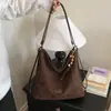 Bolsa tote grande transfronteiriça para mulheres, nova moda estilo coreano 2026, versátil, nicho, para o dia a dia, de ombro