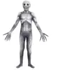 Ropa de Halloween parodia esqueleto mono cosplay esqueleto horror juguete juego disfraz fiesta padres
