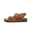 Mules Cerrados Birkenstock de Suela Gruesa para Aumentar Altura para Mujer, Primavera Sanxi Cubierta Completa Estilo Japonés Birkenstock de Suela Blanda para Exteriores
