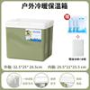 Caja Térmica Taotao Delivery Cubo Caja de Pesca Picnic al Aire Libre Pescado Puesto Comercial Congelado Refrigerado Doméstico Caja Conservadora de Frescura
