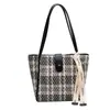 Bolsa Tote 2025 Nueva Bolsa para Mujer Hombro Único Gran Capacidad de Alta Gama Versátil Lona Bolsa Grande Moda para Viajar