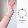 Pulseira de Cristal Branco Natural Simples Sensação de Alta Qualidade Pulseira de Contas de Cristal Rosa Feminina Versátil Design Nicho Pulseira Atacado