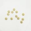Acessórios DIY espaçador redondo espaçador de biscoito espaçador moinho de vento espaçador Frisbee acessórios de contas de ouro 18K
