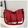 Bolso grande de pana para mujer, estilo coreano, de gran capacidad, informal, bolso de mano, nuevo diseño de nicho para otoño e invierno 2023.