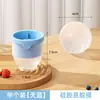 Molde Grande para Bolas de Hielo de Grado Alimenticio Herramienta para Hacer Hielo para Whisky, Bandeja Redonda Grande de Silicona para Hielo Casera, Esfera de Cubito de Hielo