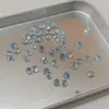 Paquete de Materiales DIY para Ramo de Piedras Sueltas Flash de Dos Tonos Zirconia Cúbica Oxidada de 4 mm Color Degradado Accesorios Hechos a Mano Combinación