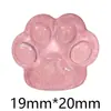 Hielo Transparente Brillo Fino Pata de Oso Garra de Gato DIY Accesorios para Joyería de Resina Funda para Teléfono Móvil Imán para Refrigerador Pasador Hebilla de Zapato Material Hecho a Mano