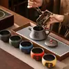Ciudad Prohibida Cultural y Creativa Arcilla Púrpura Taza de los Cinco Beneficios Cerámica Yixing Taza de Maestro Set de Tazas de Té Souvenir Personalizado para Empresa Regalo con Logo