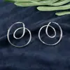 Pendientes de Clip Europeos y Americanos para Mujeres Sin Perforaciones, Estilo Minimalista, Personalidad Metálica Exagerada, Temperamento Retro, Pendientes Sencillos, Pendientes Grandes para Mujeres