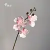 3 Orquídeas Phalaenopsis Artificiales con Textura Realista para Decoración del Hogar, Accesorios para Fotos, Ramilletes de Mesa para Bodas y Arreglo de Escenas