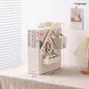 Suporte de Livro Porta-Documentos Suporte de Mesa para Livros Prateleira Rack de Armazenamento de Escritório Estante de Livros Lateral de Mesa Móvel Armazenamento Simples Branco para Papelaria