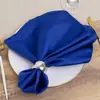 Guardanapo de cetim fosco, guardanapo dobrado, pano de limpeza de copos, banquete de casamento de hotel, guardanapo quadrado pequeno decorativo estilo americano