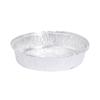Tazón de papel de estaño para horno redondo tazón de papel de estaño engrosado plato de papel de aluminio tazón plato para alimentos a prueba de aceite plato para barbacoa plato de papel de estaño venta al por mayor