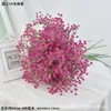 Gipso flor artificial flor falsa sala de estar hotel decoração flor de plástico decoração de mesa de jantar casamento buquê de flores de mão