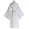 Fantasia Cosplay de Halloween Ye Liangshen Yukata Branco Som da Neve Kimono Kimono Cosplay para Performance de Palco