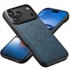 Adecuado para funda de cuero de teléfono móvil Iphone18, Soporte magnético para coche Magsafe con carga inalámbrica Samsung S26, Google 11