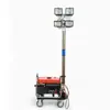Sistema de Iluminação de Emergência com Proteção Integrada 4*100W Lâmpada de Iluminação Ajustável Tempo de Trabalho Contínuo 13H Padrão