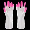 Guantes de látex para lavar platos del hogar, guantes domésticos, color personalizable y patrón en los guantes y LOGOTIPO, bolsas de embalaje, etc.