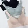 Sujetador para Busto Pequeño con Push-Up y Relleno Grueso, Realzando la Apariencia, Ajustable, Cómodo, Sujetador de Encaje de Algodón para Bebé, Soporte Lateral del Pecho, Sin Varillas