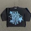 Sudadera Transfronteriza Otoño e Invierno 2025 Nuevos Suéteres para Hombre y Mujer Suéteres Personalizados de Calle de Cuello Redondo para Mujer