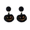 Aretes Creativos Retro de Halloween Araña Calabaza Bruja Acrílicos Personalizados Ataúd Hueco