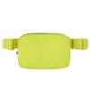 Riñonera Deportiva Impermeable de Nylon para Pareja Estilo Lulu Transfronteriza con Estampado de Logotipo, Bolso de Pecho Cruzado