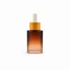 Botella Cilíndrica de Fondo Grueso y Hombro Plano de 10ml 20ml 30ml Botella Gotero para Aceite Esencial Botella de Relleno para Perfume Botella de Muestra de Esencia