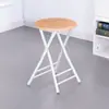 Banquinho Dobrável, Banquinho Portátil para Jantar em Casa, Banquinho Alto para Adultos, Banco para Exterior, Banquinho Redondo Pequeno Simples Moderno Criativo Moda
