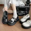 Zapatos Mary Jane de plataforma gruesa, que aumentan la altura, modernos, versátiles para mujer, con diseño de una sola tira, nuevo estilo 2026, perfectos con faldas, zapatos planos estilo preppy