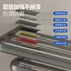 Gris Gun Aluminio Espacial Toallero Sin Taladro Baño Inodoro Estante Montado en Pared Inodoro Toallas de Baño