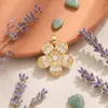 Accesorios para joyería DIY, nuevos diseños transfronterizos, colgantes de cisne con forma de corazón con circonita cúbica micro pavimentada, collares, pulseras y otros accesorios de joyería, directo de fábrica
