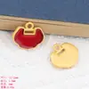 Estilo Chino Creativo Ping An Fu Mariposa Gato de la Suerte Colgante Aleación Electrochapado Oro Arena Pulsera diy Accesorios para Joyería Lote