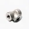 Roke Marca B16.11 Codo de Acero Inoxidable Forjado con Rosca Interna 3000Lb/6000Lb