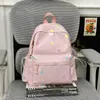Mochila Ins Girl Versión Coreana 2025 Lunares Mochila Linda Estilo Japonés Estilo Fresco Estudiante Estudiante de Secundaria Bolso Escolar Femenino