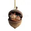 Conveniente AnimalFlorestaBolotaEnfeitedeNatal AnimaldaFloresta Pingente de Bolota