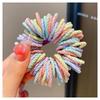Elástico de Cabelo Infantil Estilo Coreano Rosca 6cm Atacado Sem Costura Acessórios de Cabelo para Meninas Fabricante de Elásticos Pequenos Atacado